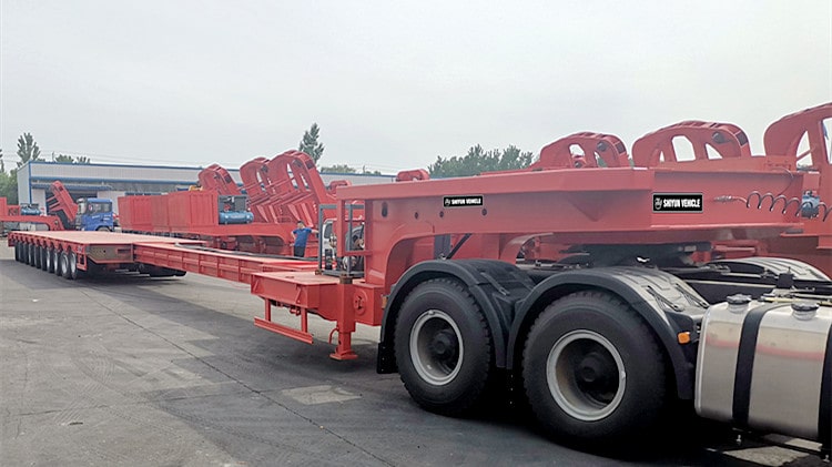 10 Axle Extendable Trailer for Wind Tower for Sale in Da Nang