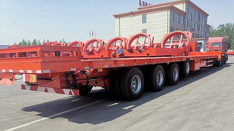 4 Axles 56 Meters Trailer for Sale in Chile