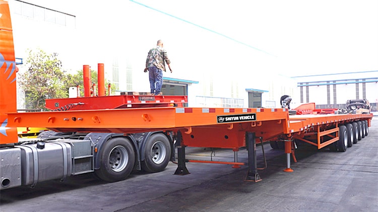 Shiyun 6 Axle Extendable Trailer for Sale