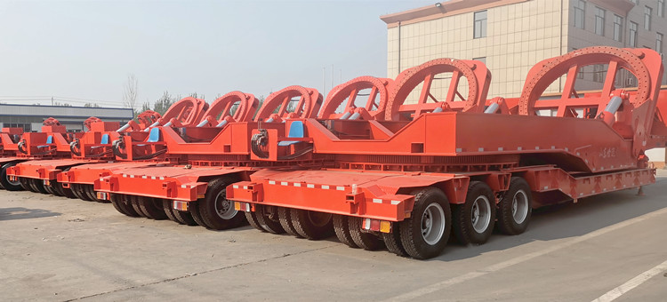 Wind Turbine Blade Transport Trailer for 80M Blade Lifter - Shiyun Vehicle