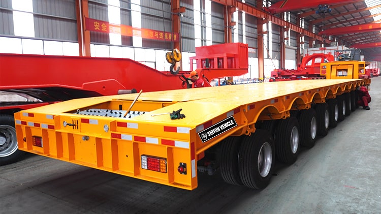10 Axle Extendable Windmill Blade Trailer for Sale - Shiyun Vehicle
