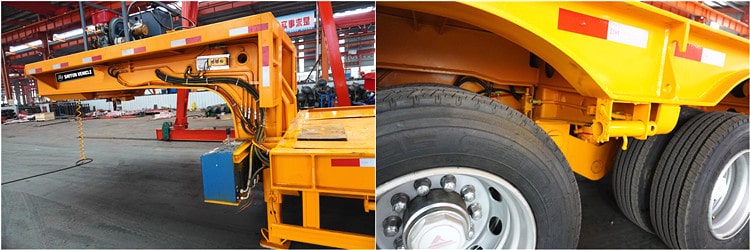 10 Axle Extendable Windmill Blade Trailer for Sale - Shiyun Vehicle